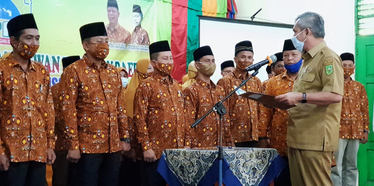 Sekda Dr. Kamsol Berharap DPD AGPAII Jadi Garda Terdepan Pembinaan Moral, Spritual dan Budi Pekerti Generasi Penerus Meranti