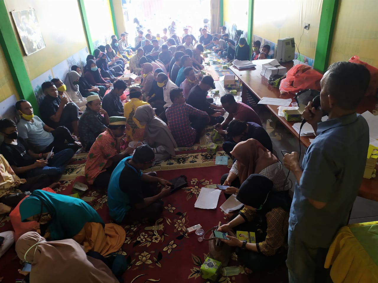 BSN Kecamatan Rambah Beri Bimbingan Kepada Saksi Partai Golkar