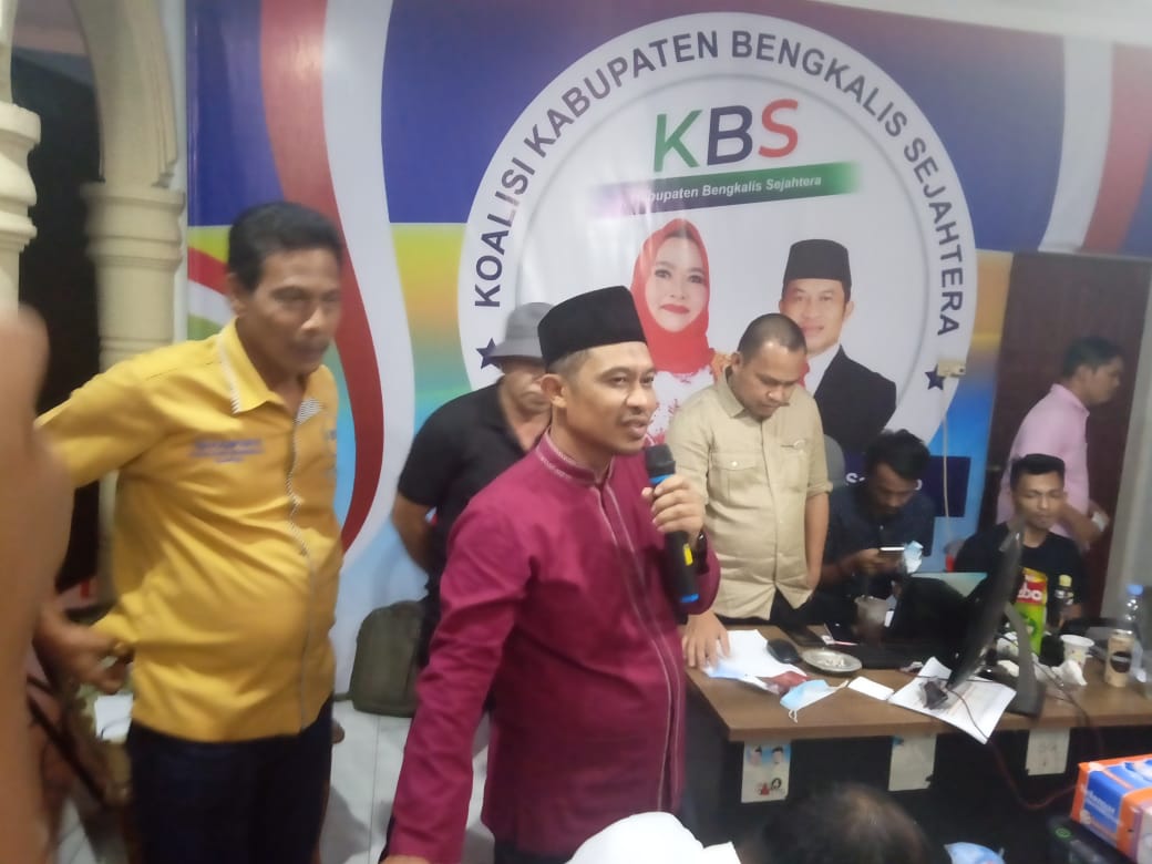 Tim Pemenangan Kasmarni- Bagus Santoso Klaim Kemenangan Pilkada Bengkalis