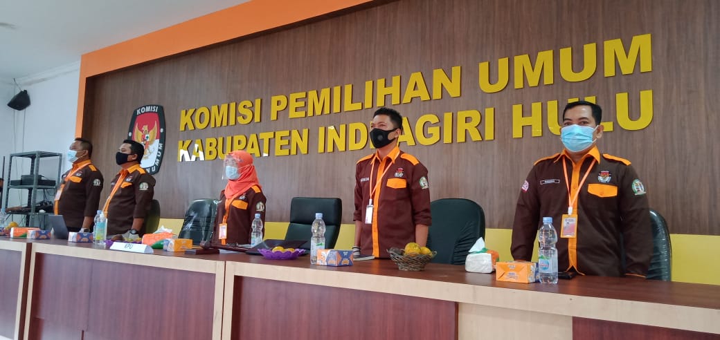  KPU Inhu Tetapkan Pemenang Pilkada Inhu Dinihari   