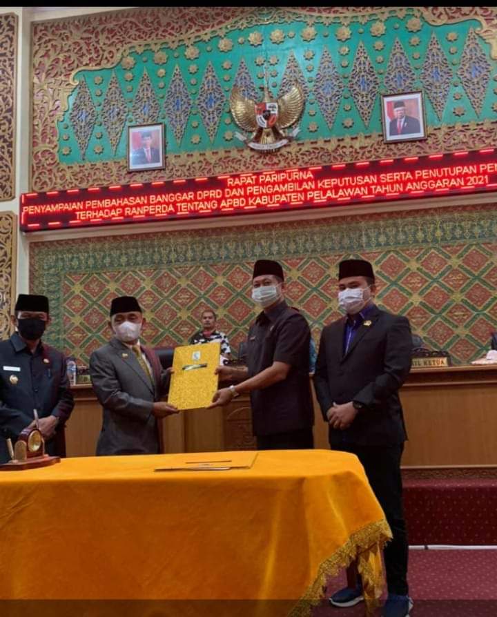 Tahun 2021 Makin Menurun, APBD Kabupaten Pelalawan Rp 1,442 Triliun
