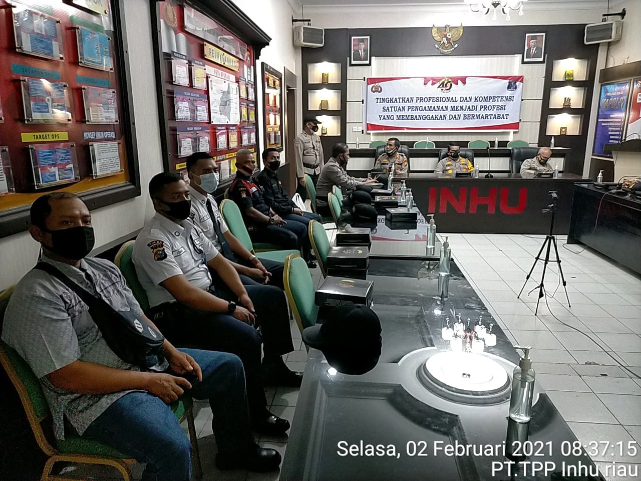 Puncak HUT Satpam Dilakukan Secara Virtual, Suspek Covid-19 Meningkat