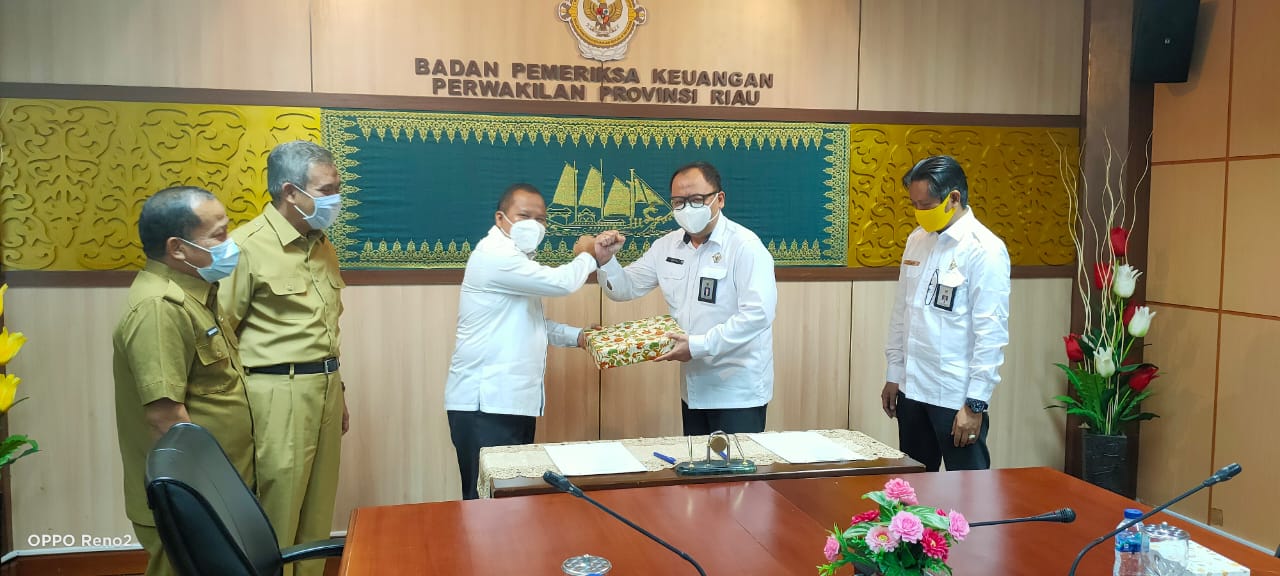 Bupati Meranti Sampaikan LKPD Terakhir ke BPK RI 