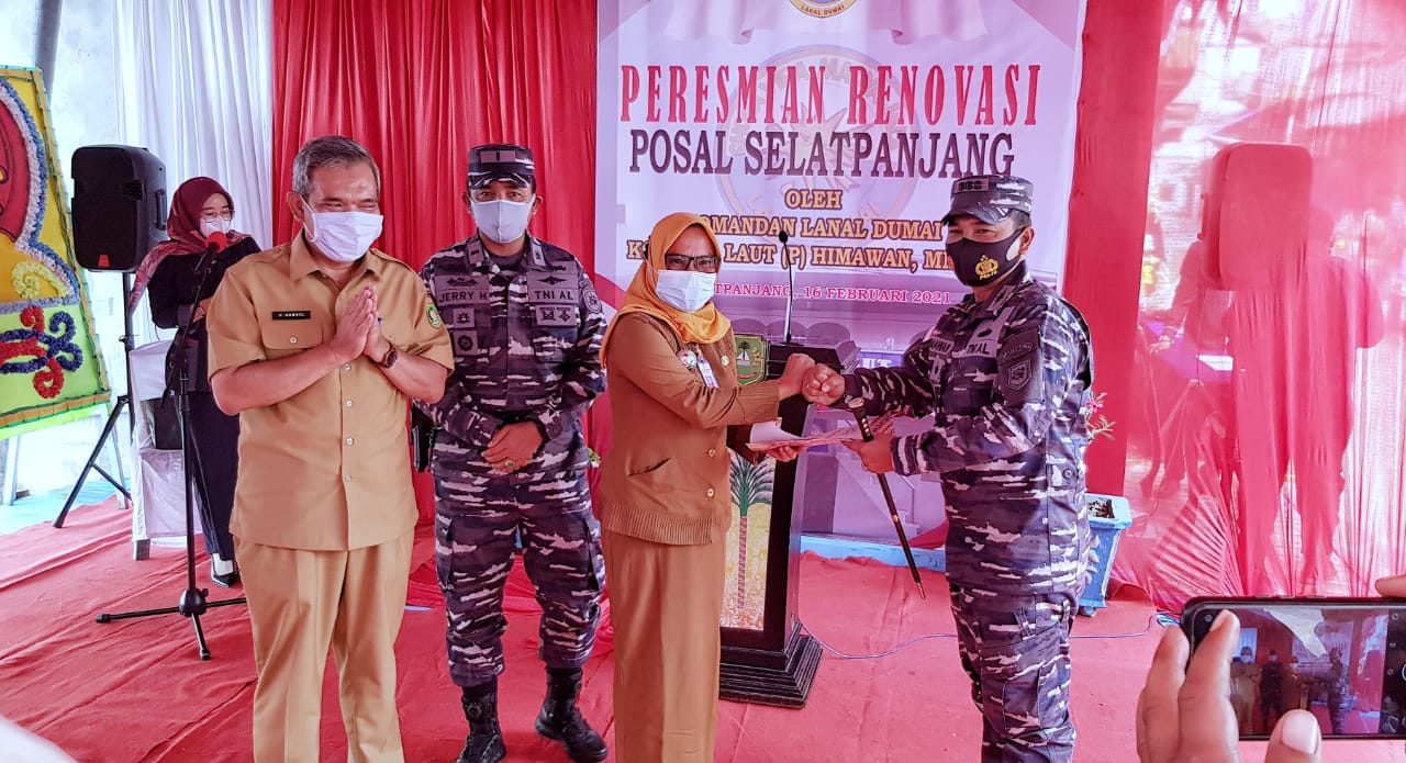 Pemkab Meranti Dukung TugasTNI AL Jaga Wilayah Laut dan Penegakan Hukum di Kepulauan Meranti