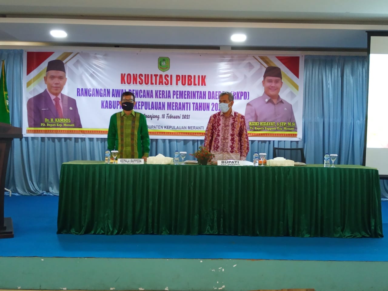 Pemkab. Meranti Gelar Konsultasi Publik Rancangan Awal RKPD Tahun 2022, Gesa Peningkatan    Kesejahteraan Masyarakat Disegala Sektor