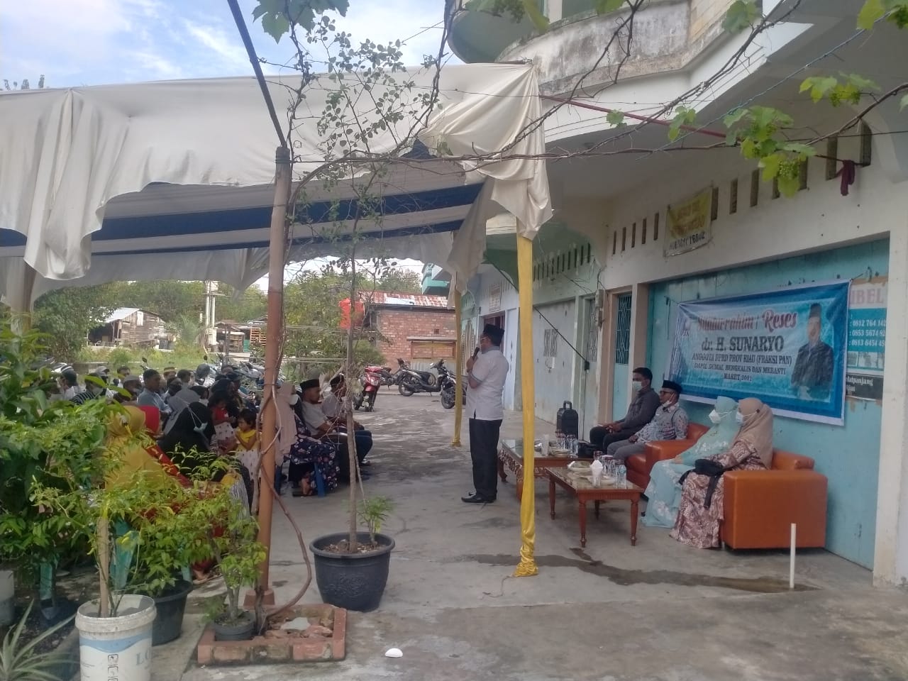 Peduli Meranti, Dr.Sunaryo Reses Tiga Titik Siap Perjuangkan dengan Cara Bersinergi dengan Pemerintah