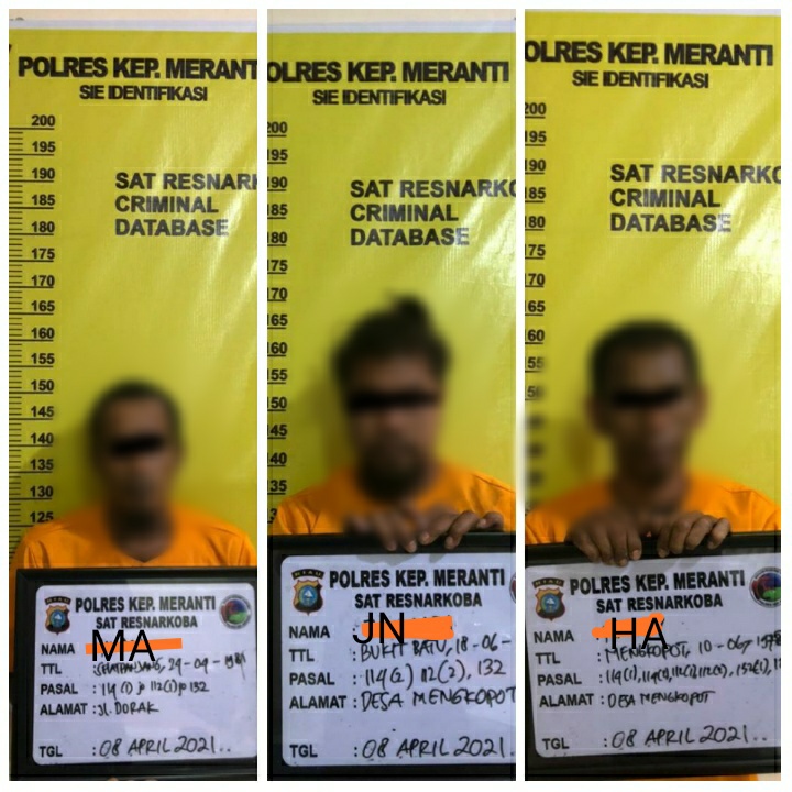 Polres Meranti Berhasil Ungkap Jaringan Narkoba