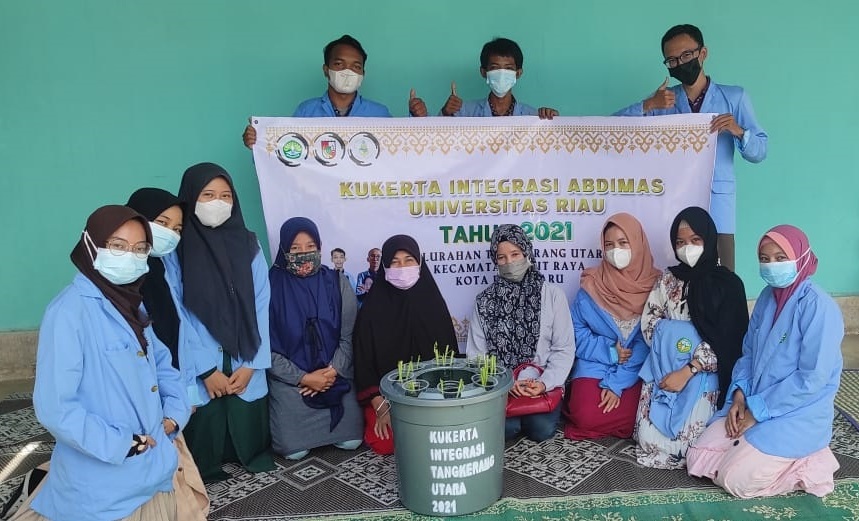 Tim Abdimas Kukerta Unri Adakan Sosialisasi Budikdamber Kepada Masyarakat Tangkerang Utara