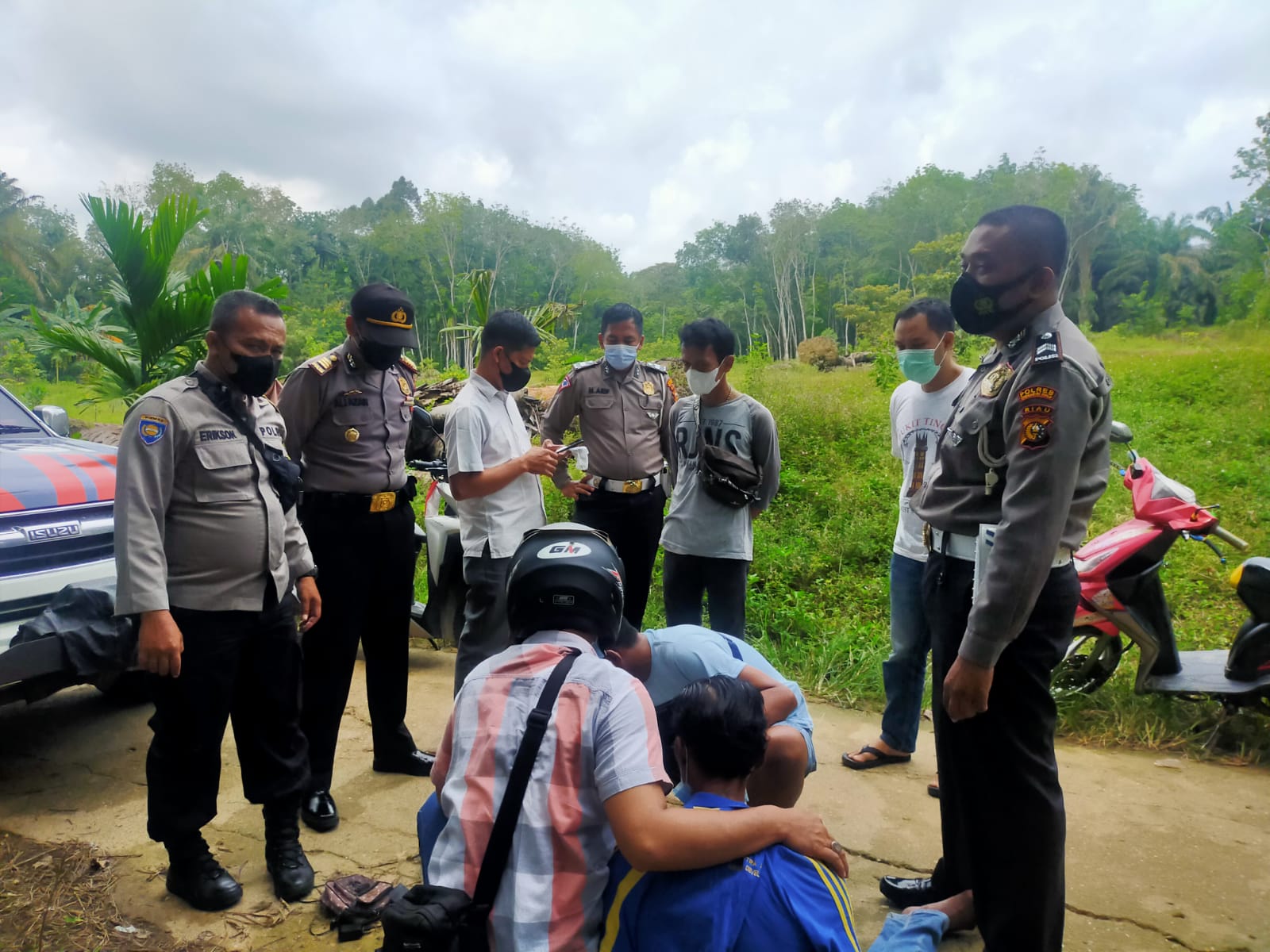 Kapolsek Lirik Pimpin Langsung Meringkus Pengedar Sabu