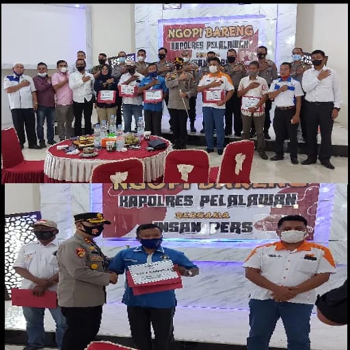 Sinergitas Polri - Pers, Kapolres Pelalawan Komitmen Tunaikan Penghargaan Kepada Wartawan