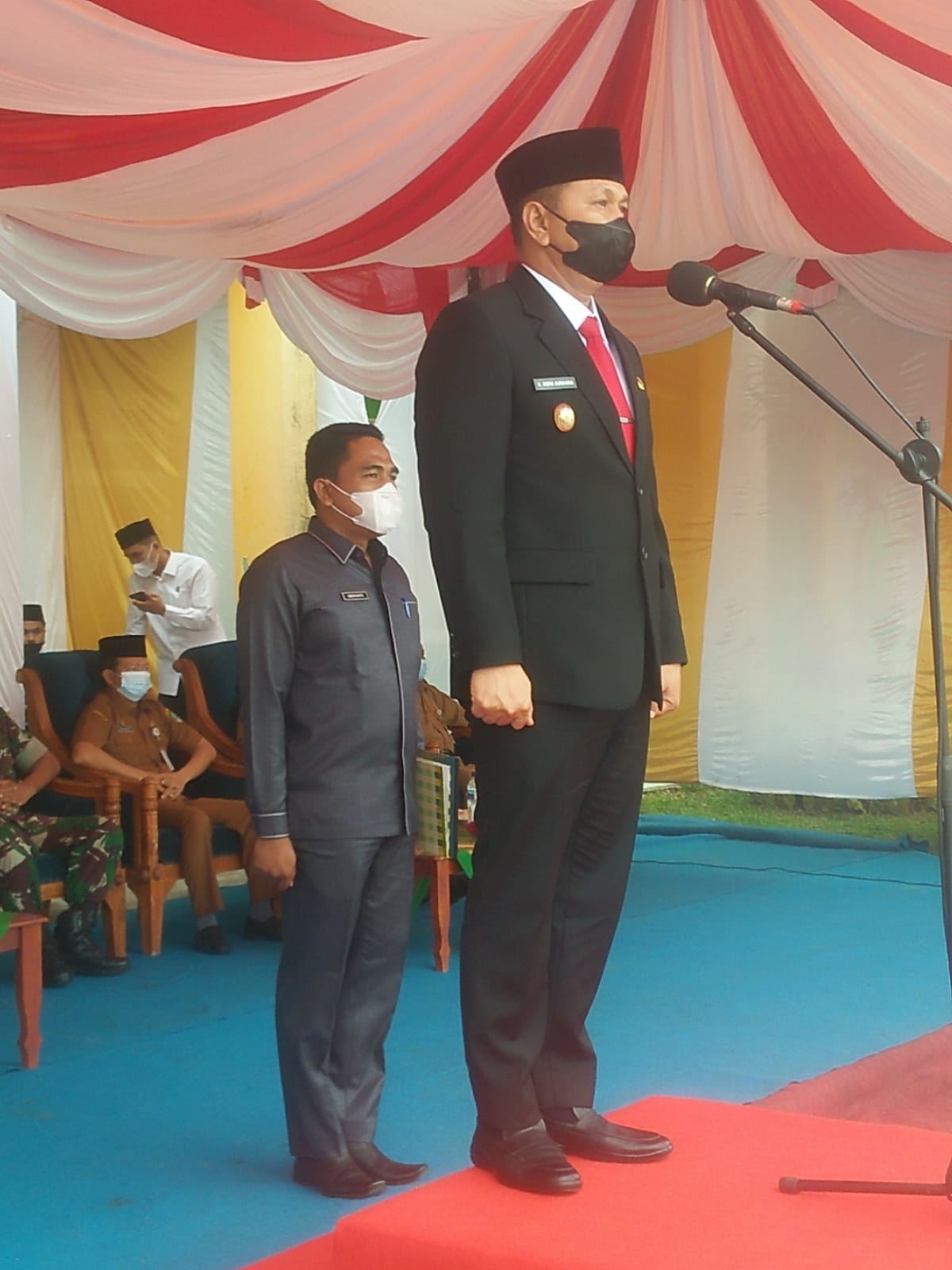 Wabup Rohul jadi Irup pada apel Peringatan HAB Kemenag ke-76