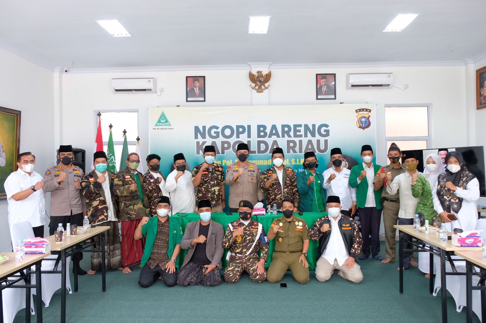 Kapolda Riau Dan GP Ansor Provinsi Riau, Sinergi Untuk Masyarakat Riau