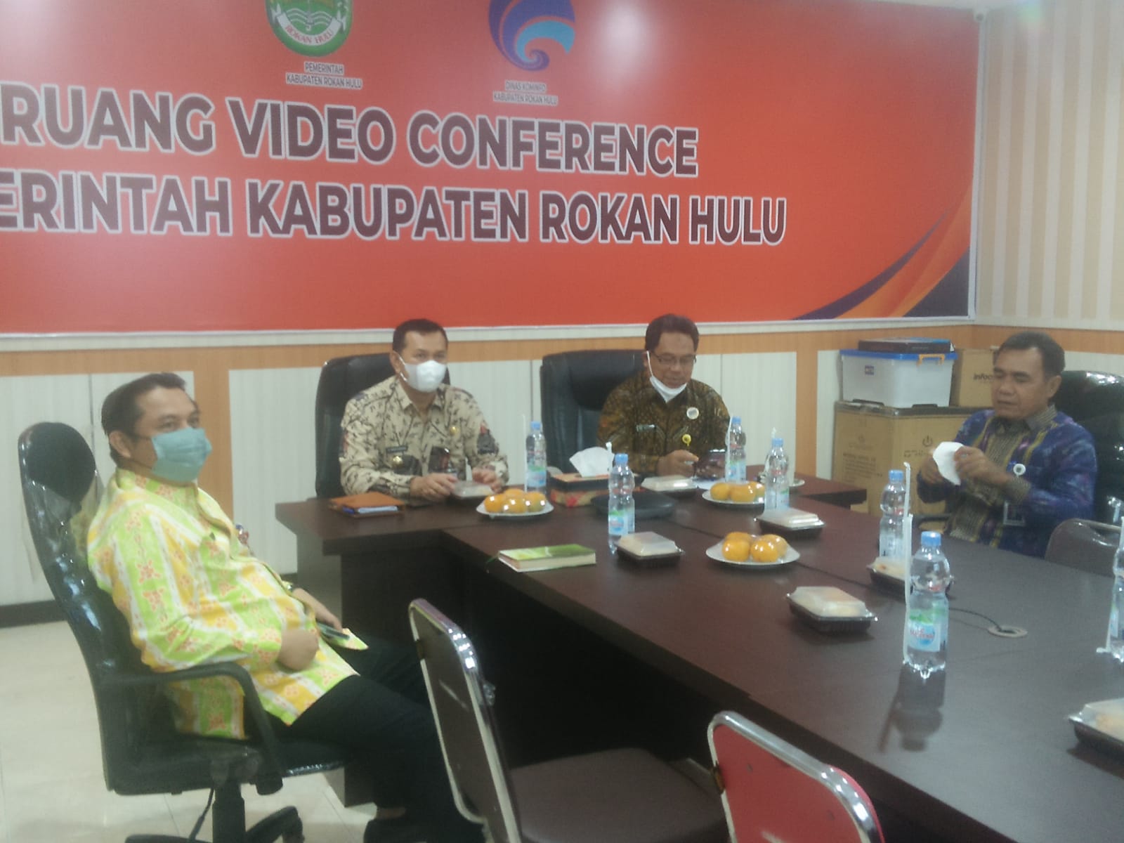 Wabup Rohul hadiri Sosialisasi PTSL oleh Kementrian ATR /BPN secara Viritual