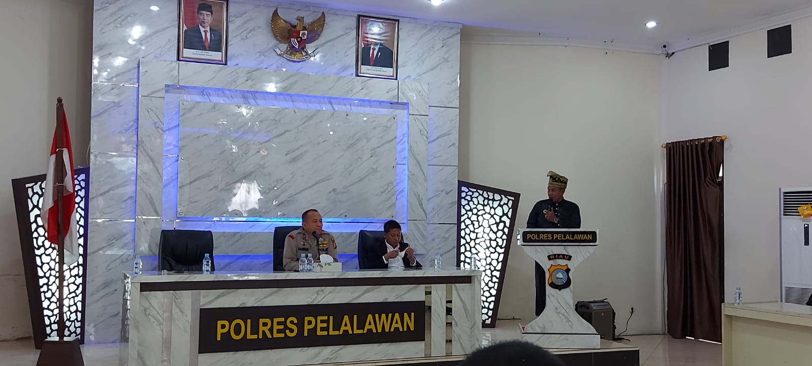 Datuk Panglima Besar DPP LLMB Minta Maaf di Polres Pelalawan