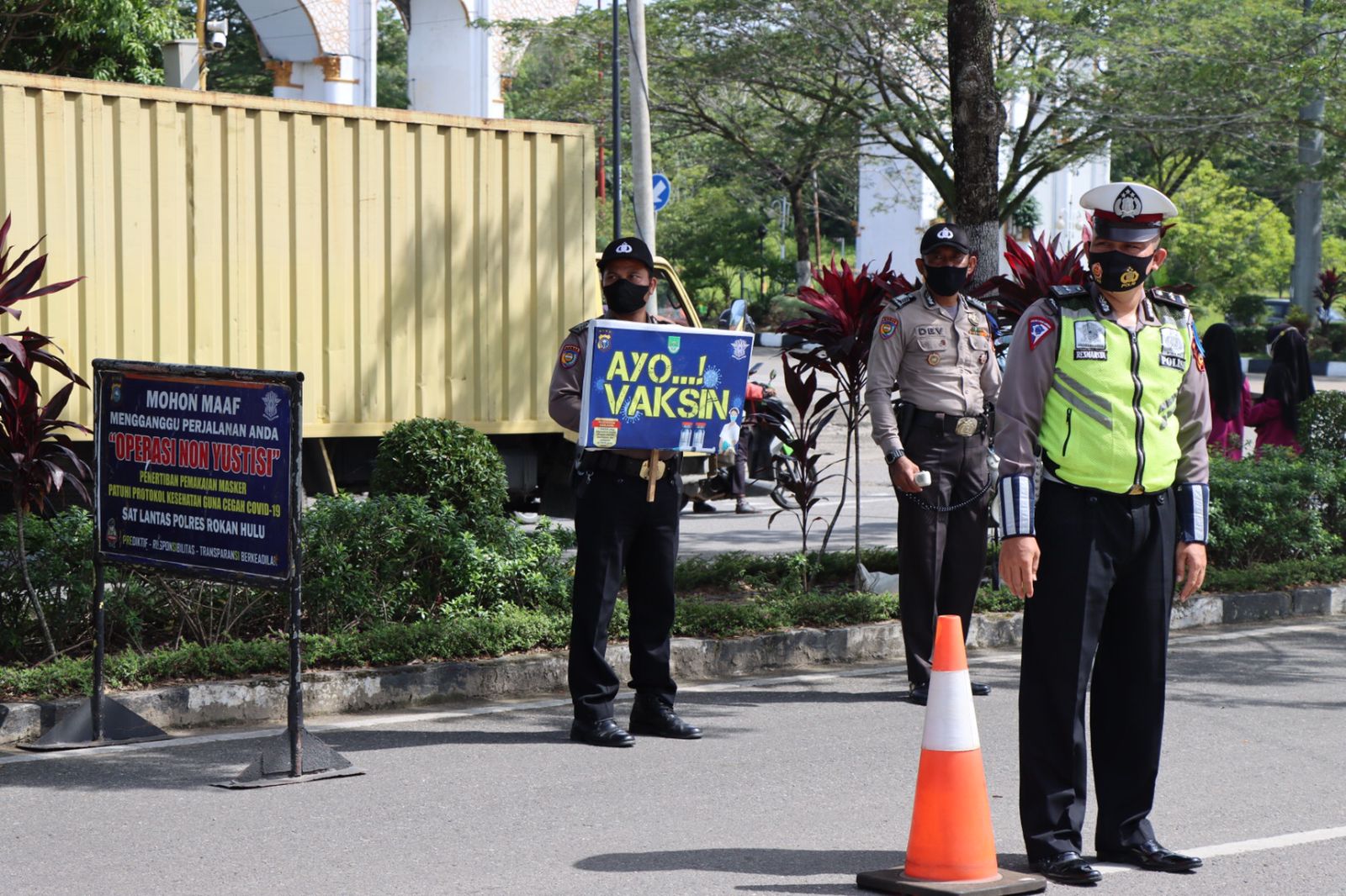 Polres Rohul Operasi Keselamatan LK 2022, fokus Gakum Prokes