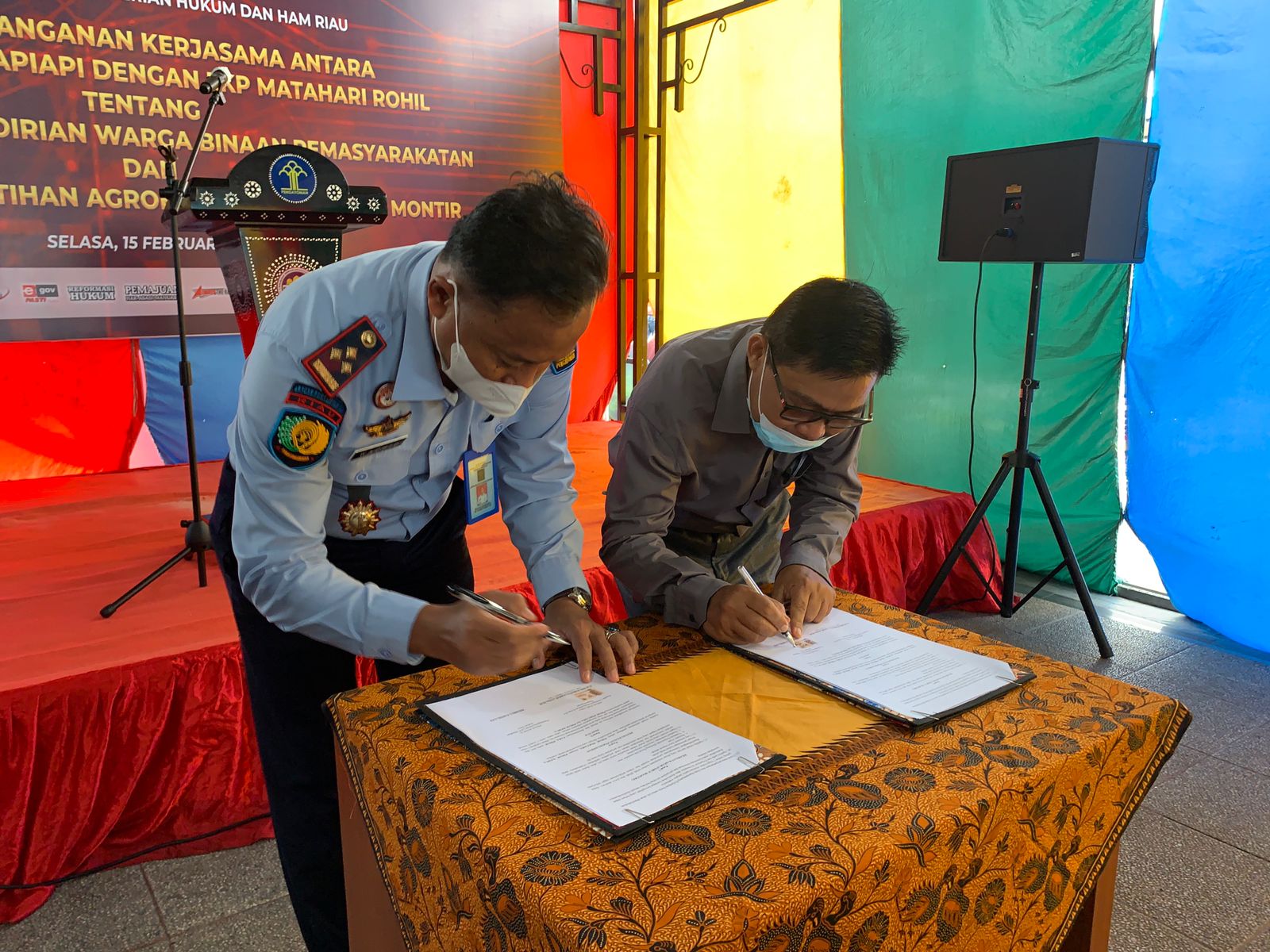 MoU, Lapas Bagansiapiapi Berikan Pelatihan Hidroponik, Meblair dan Barista