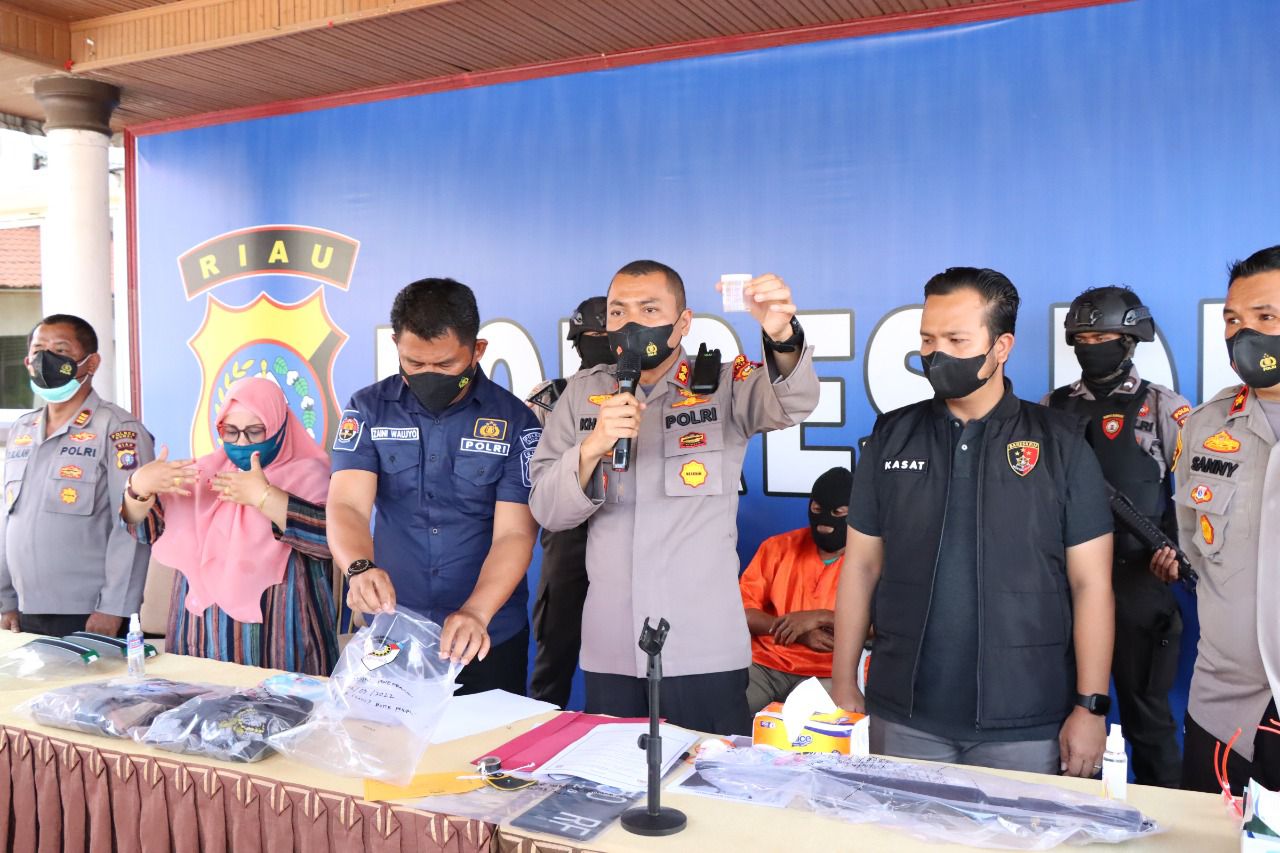 Tim Gabungan Polres Dumai Berhasil Bekuk Pelaku Penembakan di Bukit Kapur