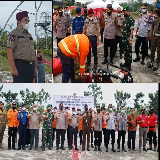 Wabup H Nasarudin SH MH Pimpin Apel Kesiapsiagaan Penanggulangan Bencana Karhutla Pelalawan