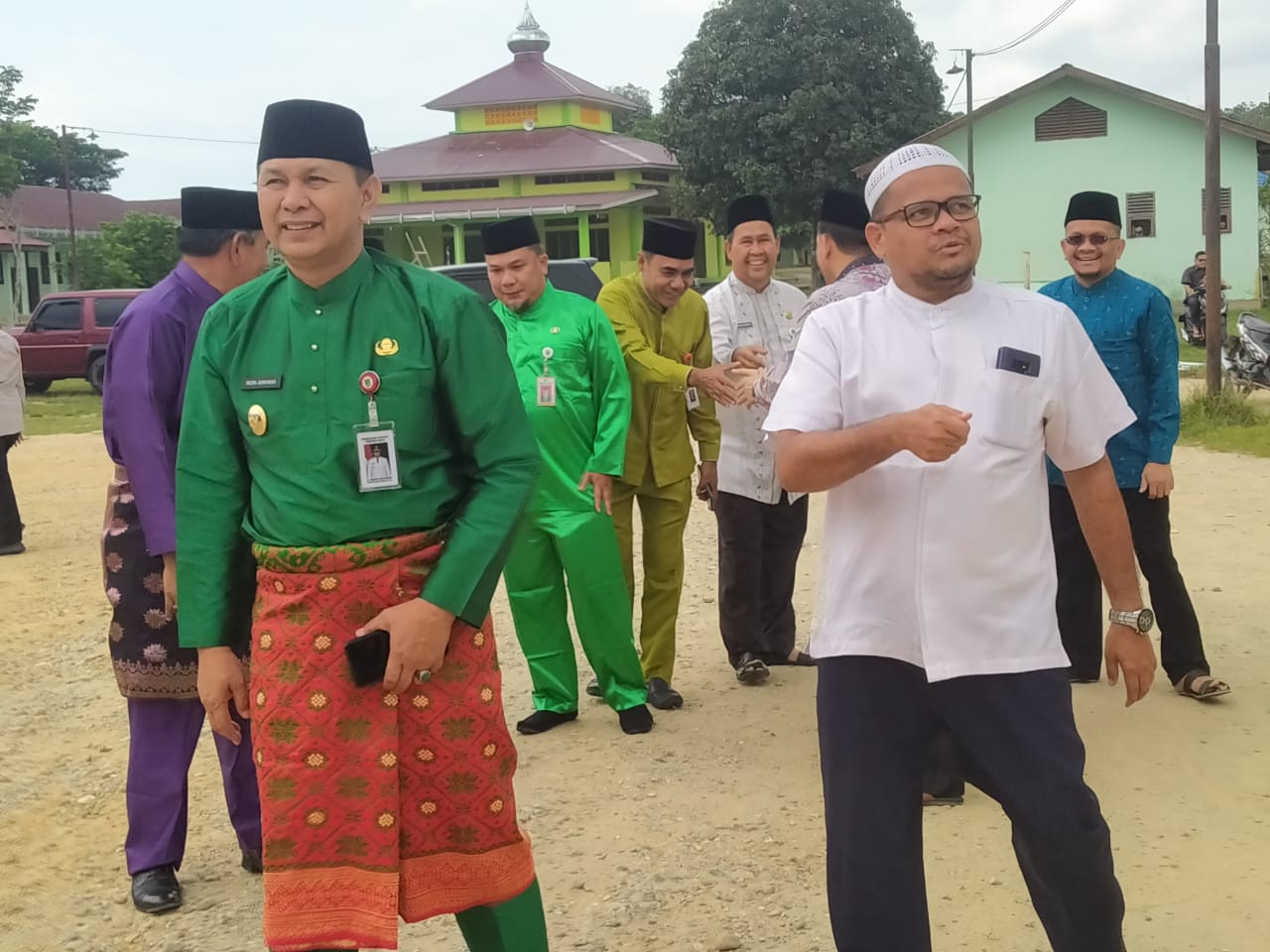 Wabup Rohul Tinjau Lokasi kebakaranÂ  Ponpes Khalid Bin Walid