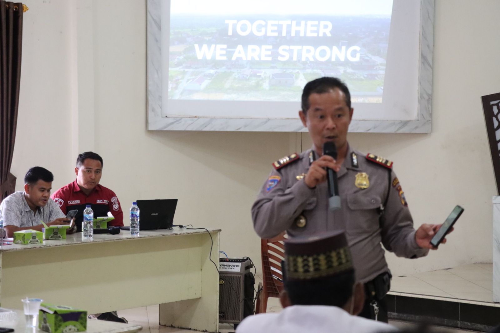 Pembinaan Polmas & Sosialisasi Inovasi Aplikasi Lapor SiBono Polres Pelalawan