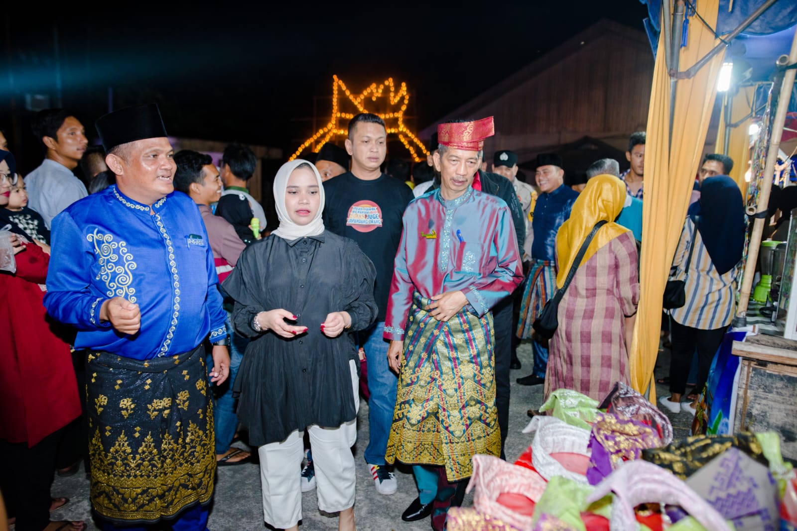 Semarak Kampung Simpang Ayam Mendapat Apresiasi Dari Ketua BKN di Bengkalis