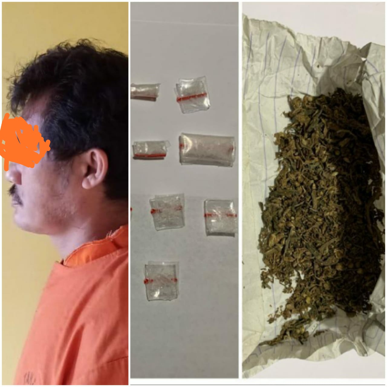 Lagi Asyik Nunggu Pelanggan Datang, Terduga Bandar Narkotika di Ciduk Tim Opsnal Polres Rohil