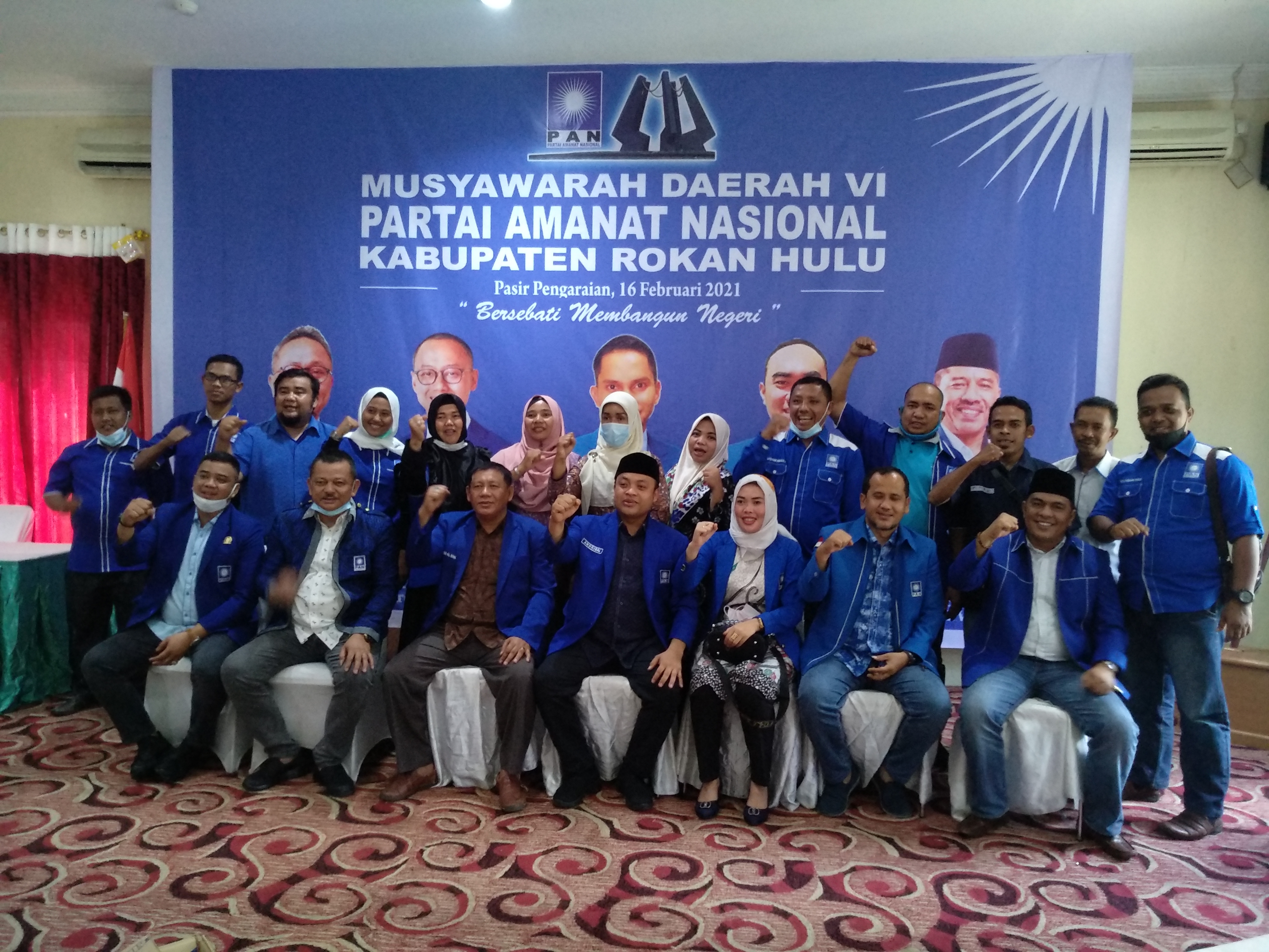 Andrizal Resmi Jabat Ketua DPD PAN Kabupaten Rohul 2021/2026