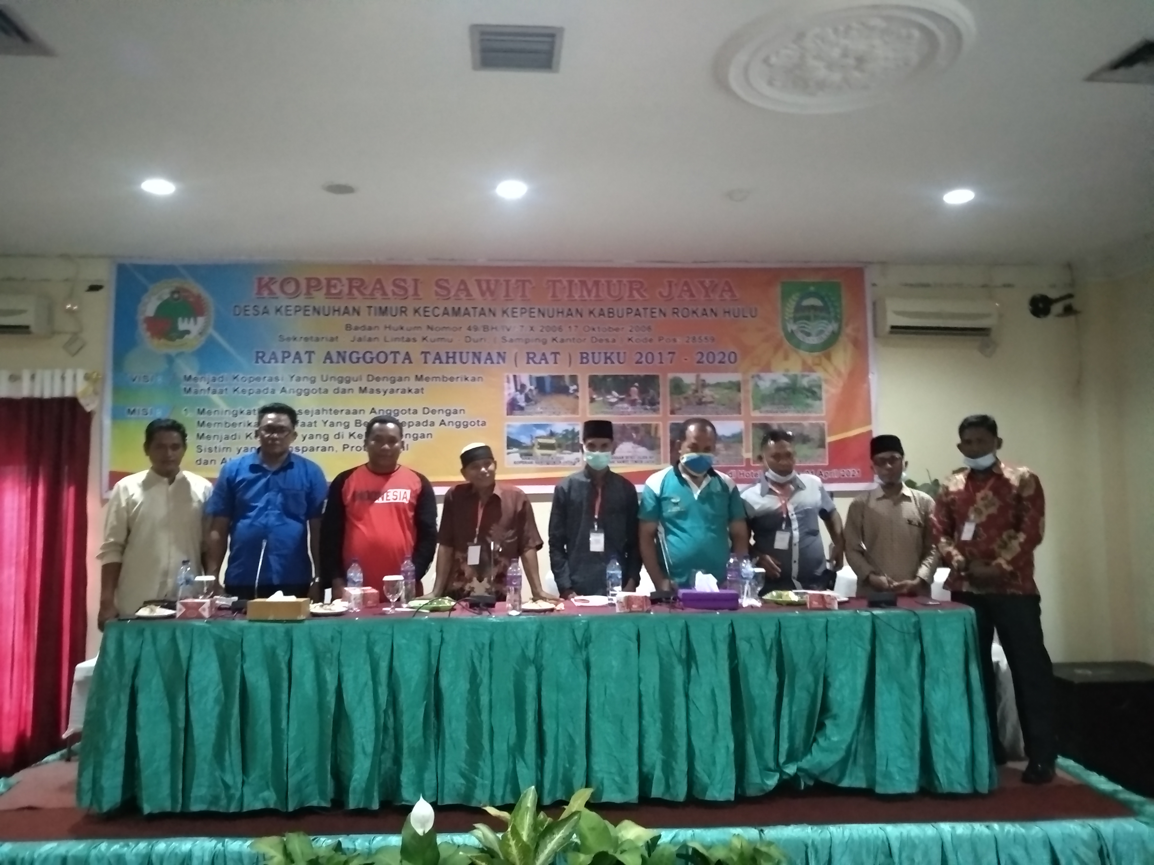 Pengurus Koperasi Sawit Timur Jaya Gelar Rat Sekaligus Pemilihan Pengurus 