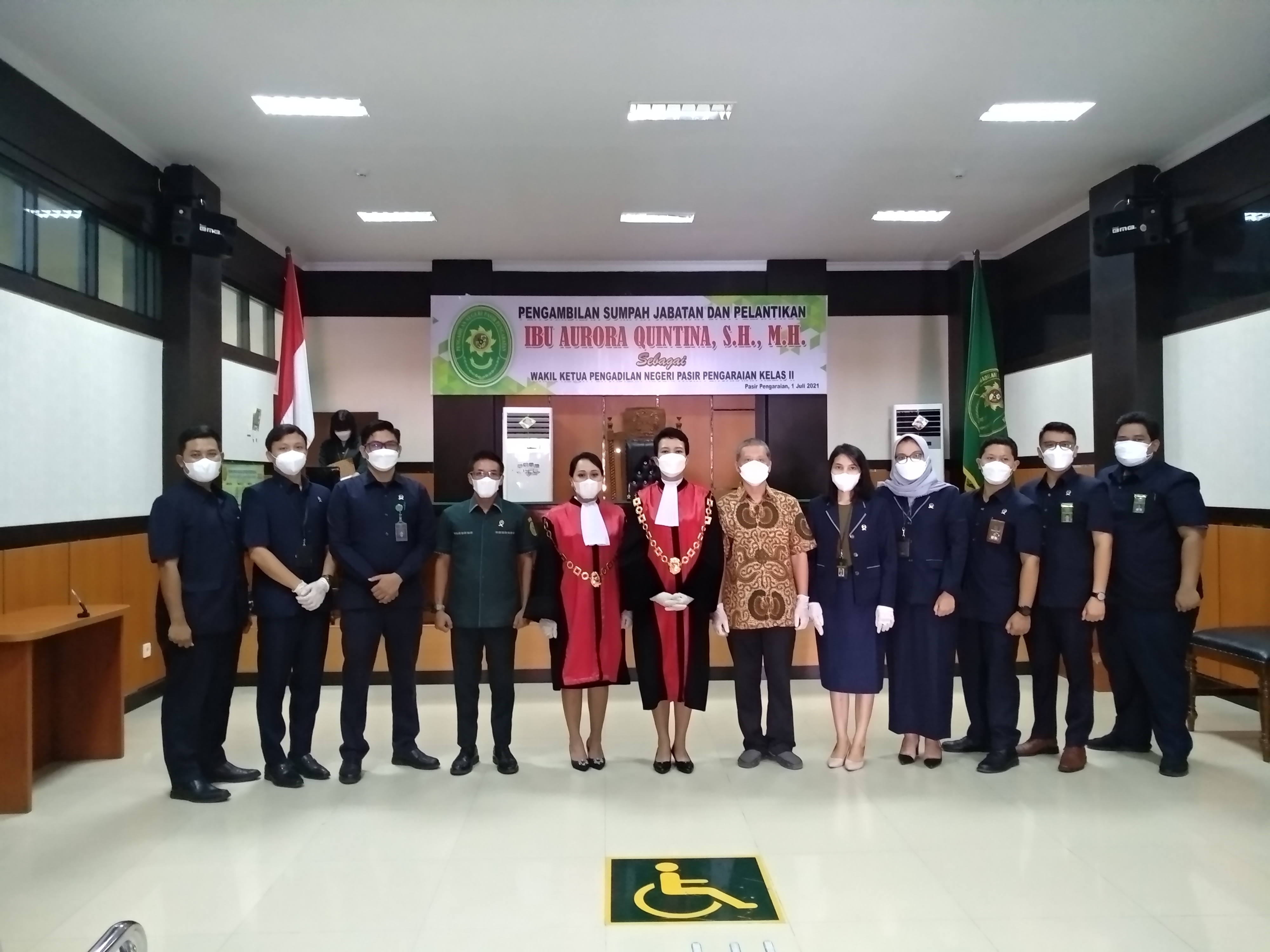 Tingkatkan Pelayanan Hukum Kepada Masyarakat Rohul , Wakil Ketua PN Resmi Dilantik