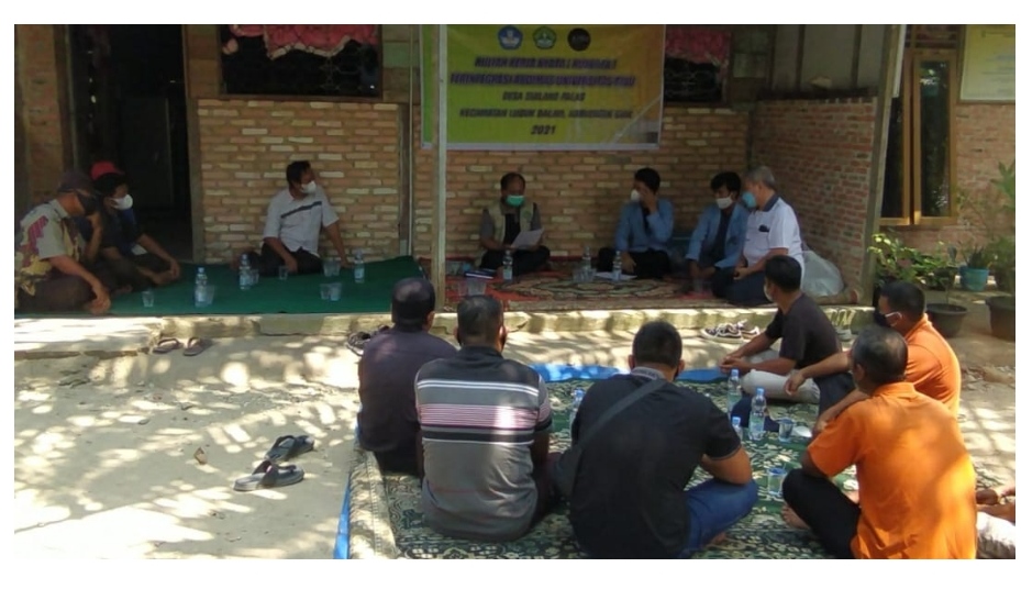 Tim Kukerta Abdimas Unri Kunjungi Kelompok Tani Sialang Palas Siak