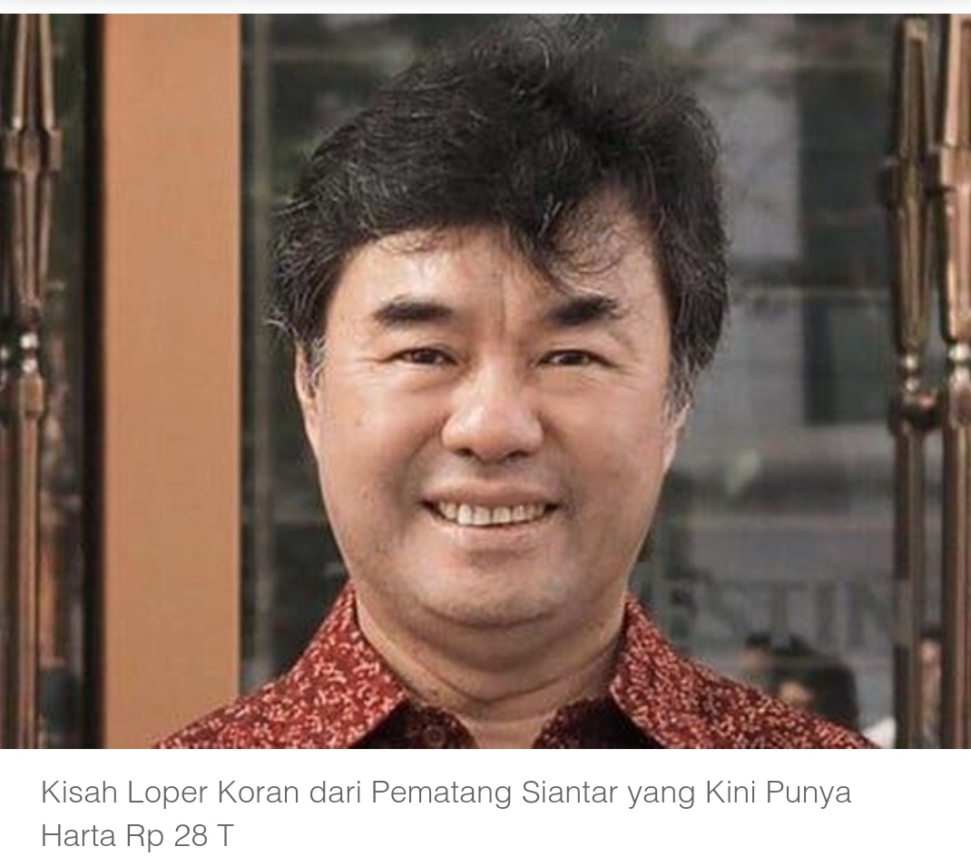 Kisah Loper Koran dari Pematang Siantar yang Kini Punya Harta Rp 28 T