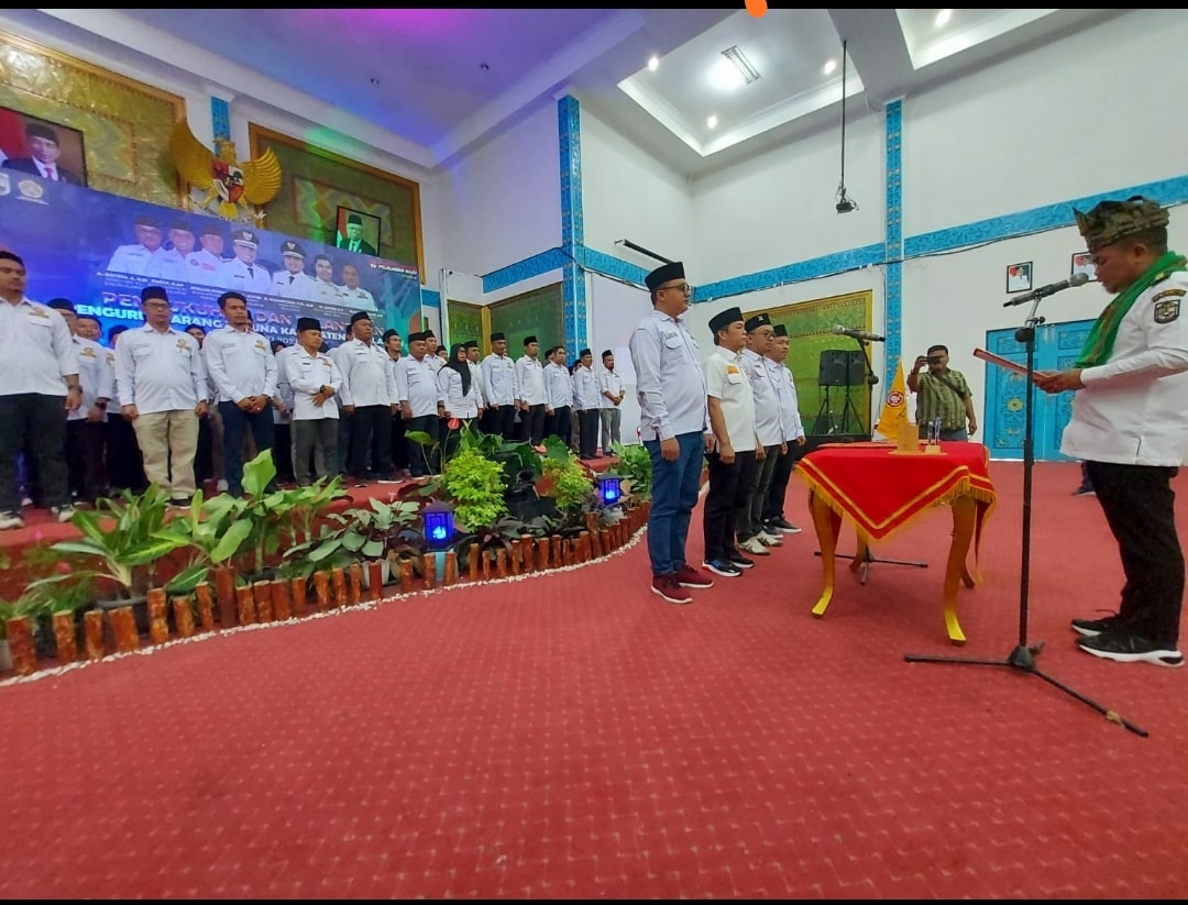 Pengukuhan Pelantikan & Rakorda Karang Taruna Kabupaten Pelalawan Junaidi Purba, ST :  Sinergi Pemerintah Kurangi Pengangguran