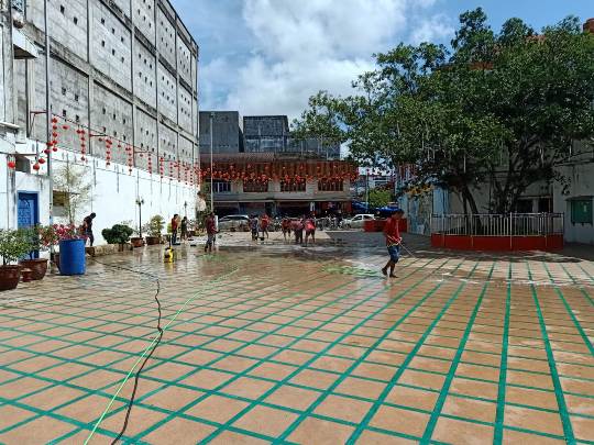 Sambut  Tahun Baru Imlek, Kelenteng Hok Ann Kiong  Bersolek