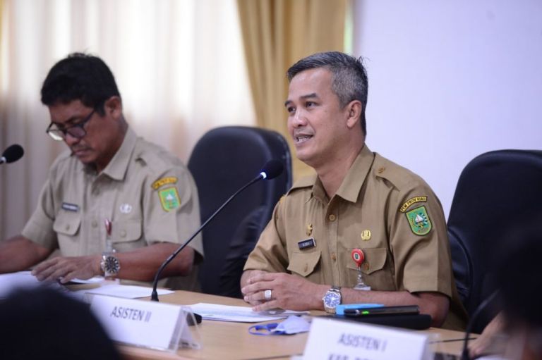  Aisten 1 Setdaprov Riau Pimpin Rakor Penyediaan Lahan IFM Bagan Siapi-Api 