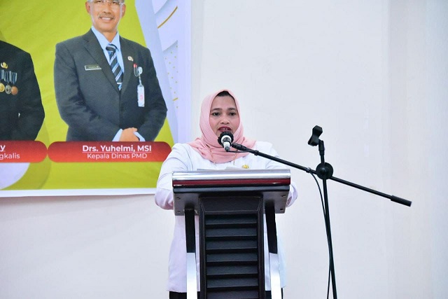 Bupati Kasmarni Launching Aplikasi BKK 1 Miliar 1 Desa Program Bermasa