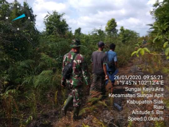 Cegah Karhutla Musim Kemarau, Warga di Imbau Tidak dengan  Membakar Lahan