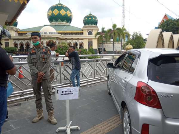 Masjid Paripurna Agung Ar-Rahman Ditutup untuk Sementara Waktu
