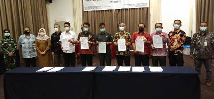 Ke Kemendagri, Bupati Rohul H. Sukiman Pastikan Kepastian Batas Rohul- Kampar