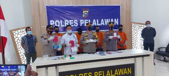PWI Bengkalis  Bersama SatNarkoba Polres Bengkalis Sosialisasi Bahaya Narkoba