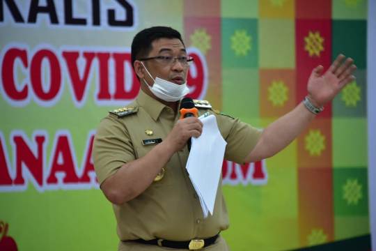 Penjabat  Sekdako Lantik Empat Pejabat Administrator dan Pengawas 