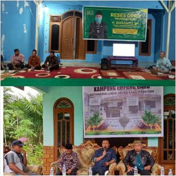 Reses di Pelalawan dan Siak, Sugianto: Perusahaan Perkebunan Jangan Bebankan Petani