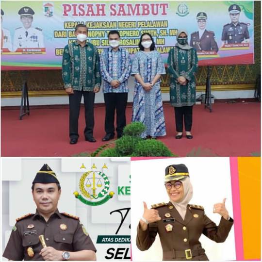  Pisah Sambut Kajari Pelalawan  Dari Nophy T Suoth SH MH diganti Silpia Rosalina SH MH