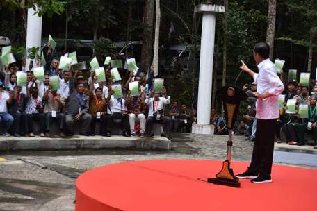 Presiden Joko Widodo Serahkan SK Perhutanan Sosial dan Hutan Adat