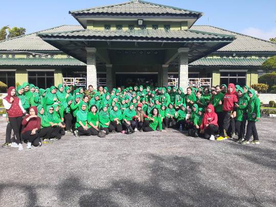 Senam Pagi Kegiatan Persit Kodim 0303/Bengkalis Tingkatkan  Silahturahmi