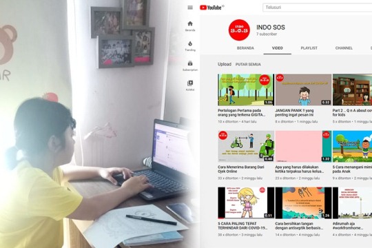 Anak 10 Tahun Asah Kreativitas dan Buat Konten Informasi Covid-19 Secara Otodidak