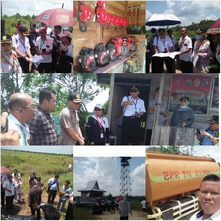 PN Pelalawan Gelar Sidang Lapangan Karhutla Korporasi PT SSS