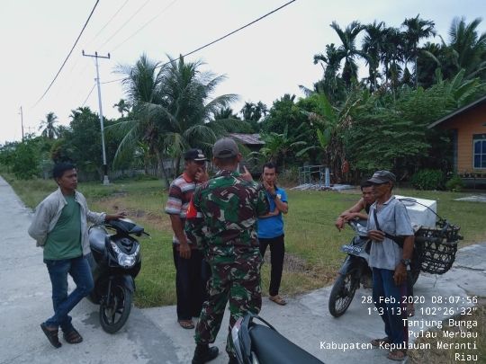 Di mana Tempat Ngumpul Warga Sosialisasi Karhutla Desa Tanjung Bunga Merbau
