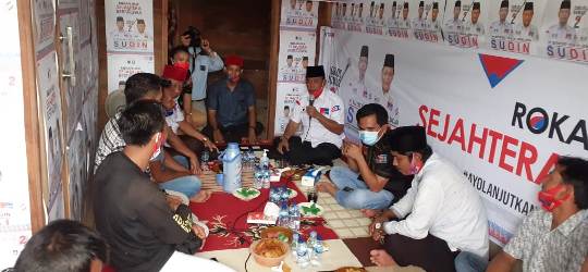  Paslon Sudin Kunjungi Posko Relawan 