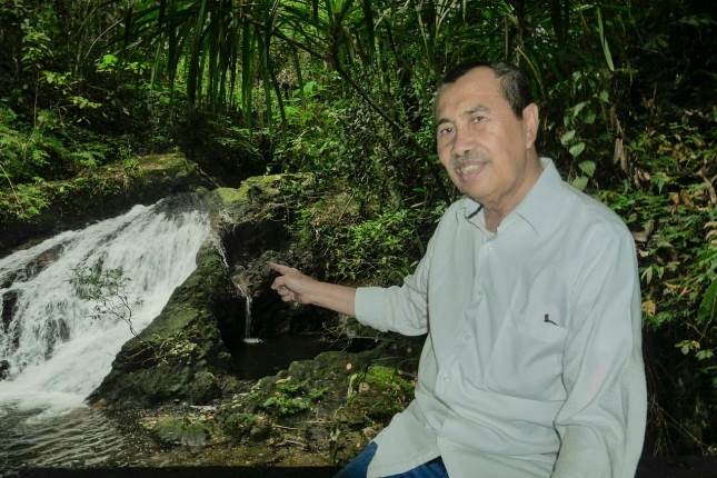Gubernur Riau Kunjungi Air Terjun Batang Koban di Kabupaten Kuantan Singingi, Riau