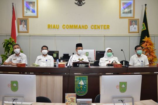 Plh Sekdaprov Riau Hadiri Kelas Konsultasi Monev Implementasi Perpres No 64 Tahun 2020